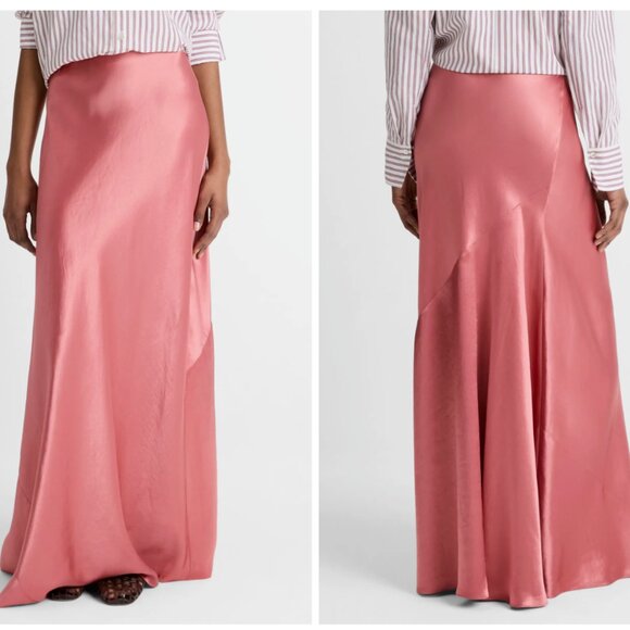 Vince Satin Maxi Skirt